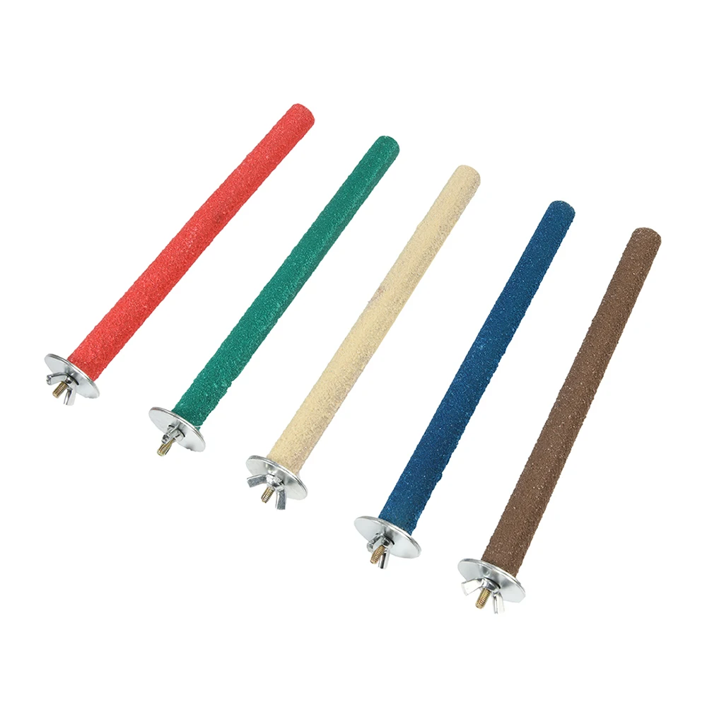 Juguetes para masticar pájaros para mascotas, perchas para loros, plataforma de soporte, jaula de juguete, molienda de patas, juguetes limpios para mordeduras de loro, periquito, juguetes para pájaros - imagen 2