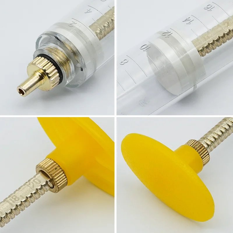 Inyector de alimentación para pájaros, jeringa con cabeza de cobre, alimentador para loros, palomas, roedores y otras mascotas pequeñas, suministros de granja, 10/20 Ml - imagen 4