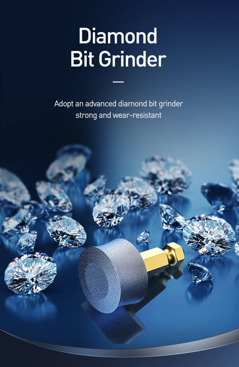 Cabezal de molienda de acero inoxidable - demostración