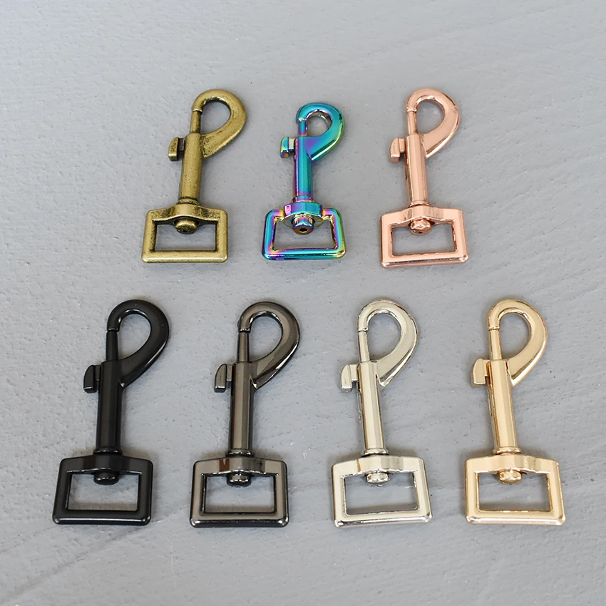 20mm 1 pieza de Metal ajustable D anillo gancho de presión hebilla de cinturón para mochilas zapatos bolsa gato correa perro Collar hebillas accesorios DIY - imagen 4