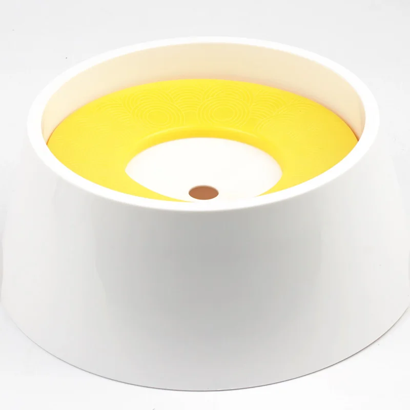 Tazón de agua flotante para perros y gatos, bebedero a prueba de salpicaduras, herramienta antiasfixia para mascotas, 1000ML