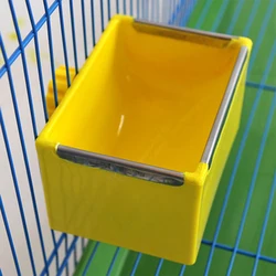 Comedero para conejos con borde metálico resistente – Cuenco plástico