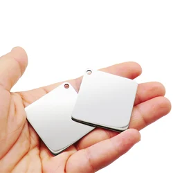Etiqueta identificación grabable para perro – Acero inoxidable resistente