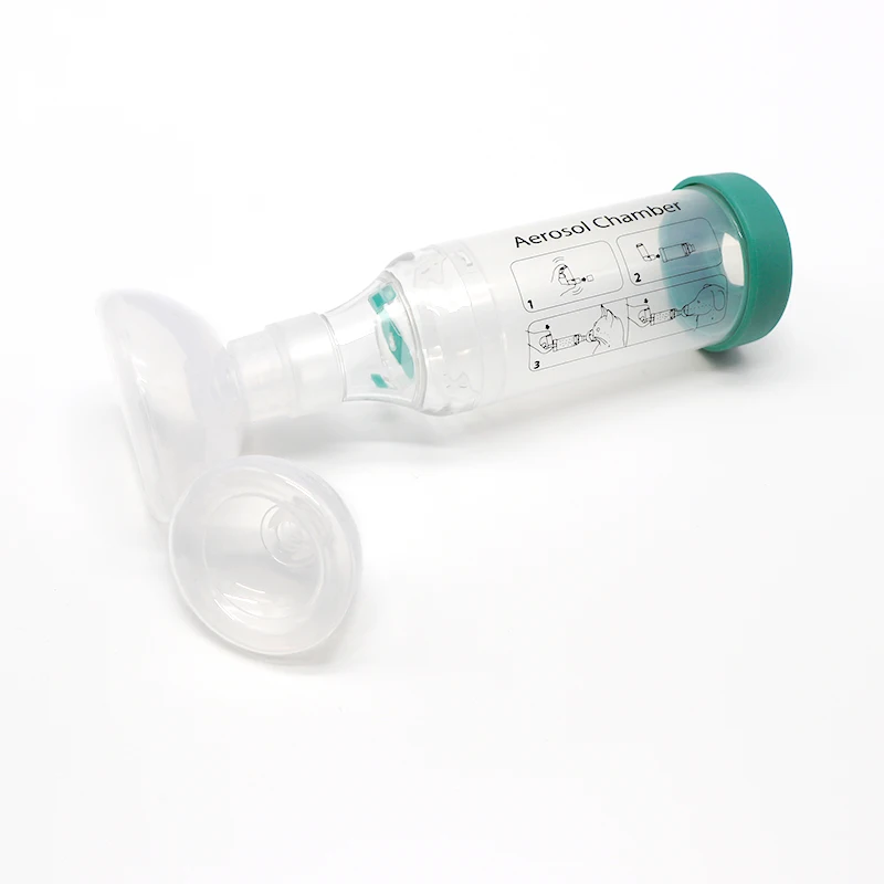 Inalador veterinario, nebulizador, cámara espaciadora, inhalador para perros y gatos con 2 mascarillas faciales de silicona médica suave - imagen 2