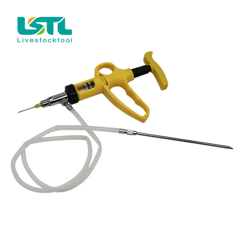 Pistola Drench veterinaria de 5ML, inyector de jeringa continua para animales, dispositivo de infusión, inyección de vacunas de cerdo/bétail/oveja/pollo - imagen 3
