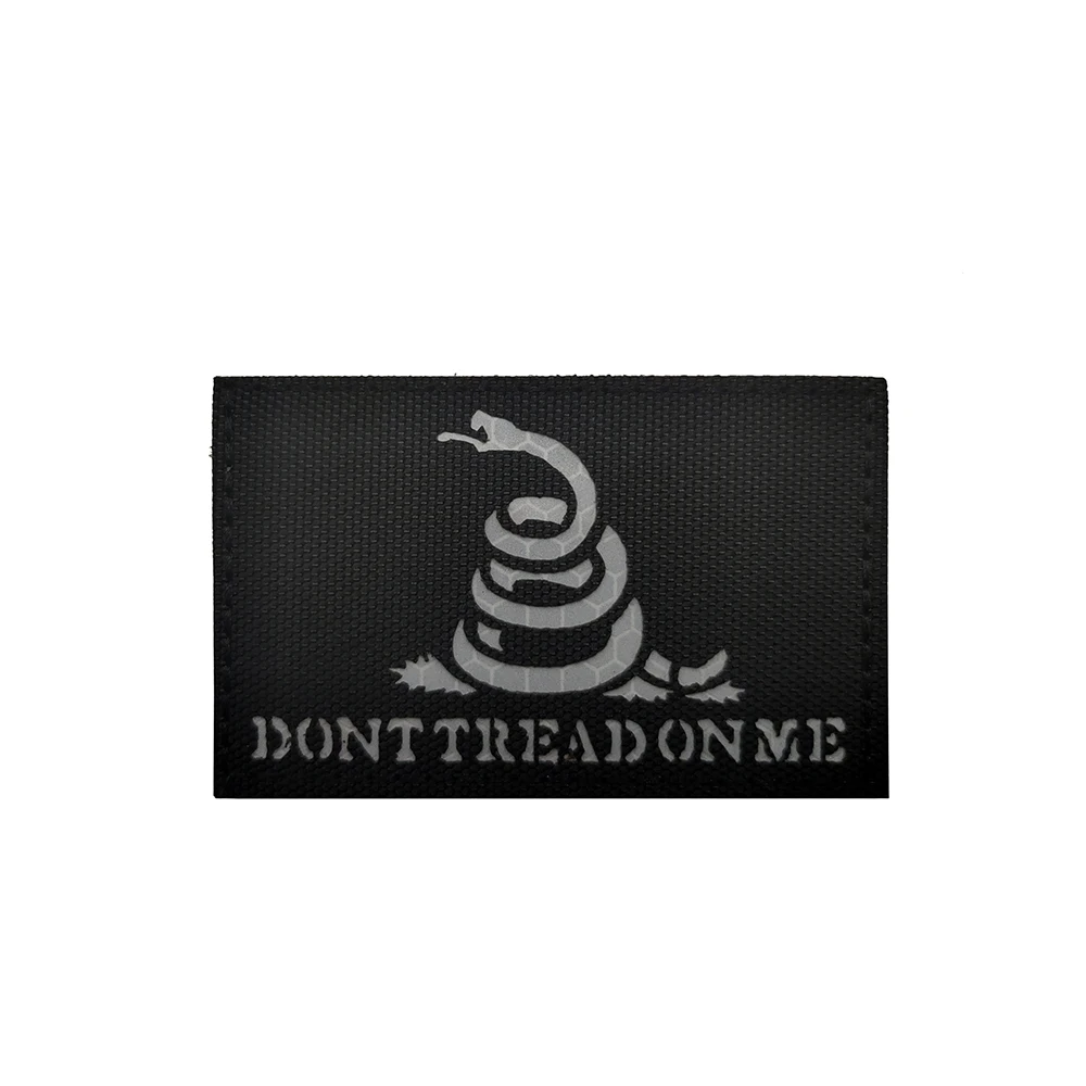 Etiqueta engomada de la insignia del brazalete militar de la DTOM-IR, aplique de calcomanía, adorno, serpiente, no me pises, parches reflectantes tácticos - imagen 3