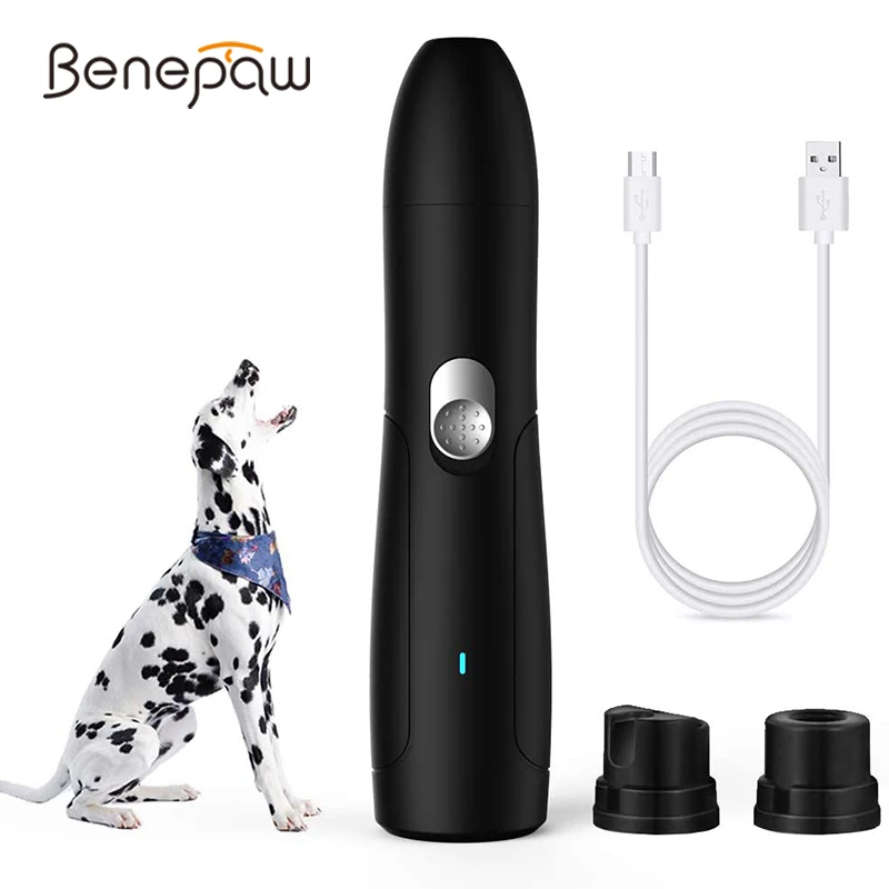 benepaw molinillo uñas eléctrico profesional mascotas herramienta aseo indolora recargable usb seguro sin ruido pequeño grande