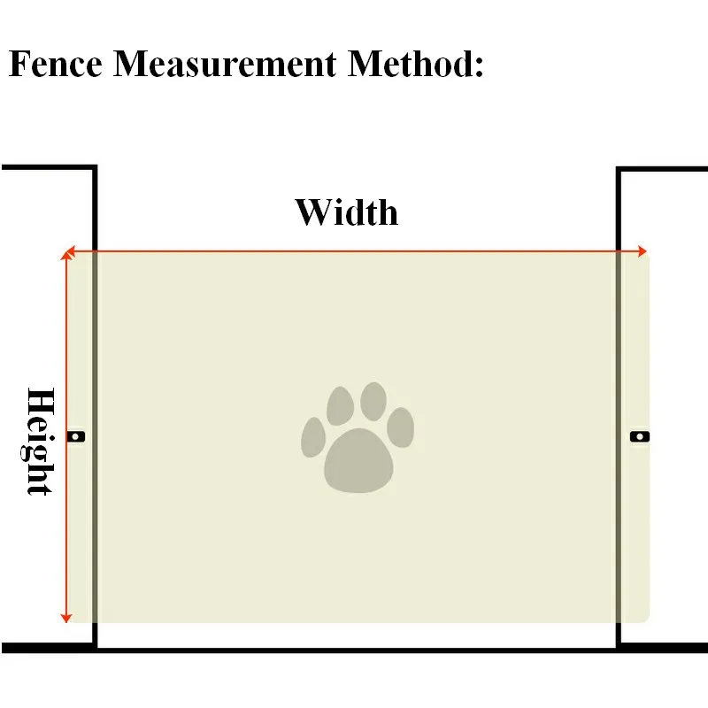 Cercas para perros y gatos, protector seguro de malla plegable portátil, red de aislamiento de seguridad para interiores y exteriores, puerta para mascotas para bebés y niños - imagen 3