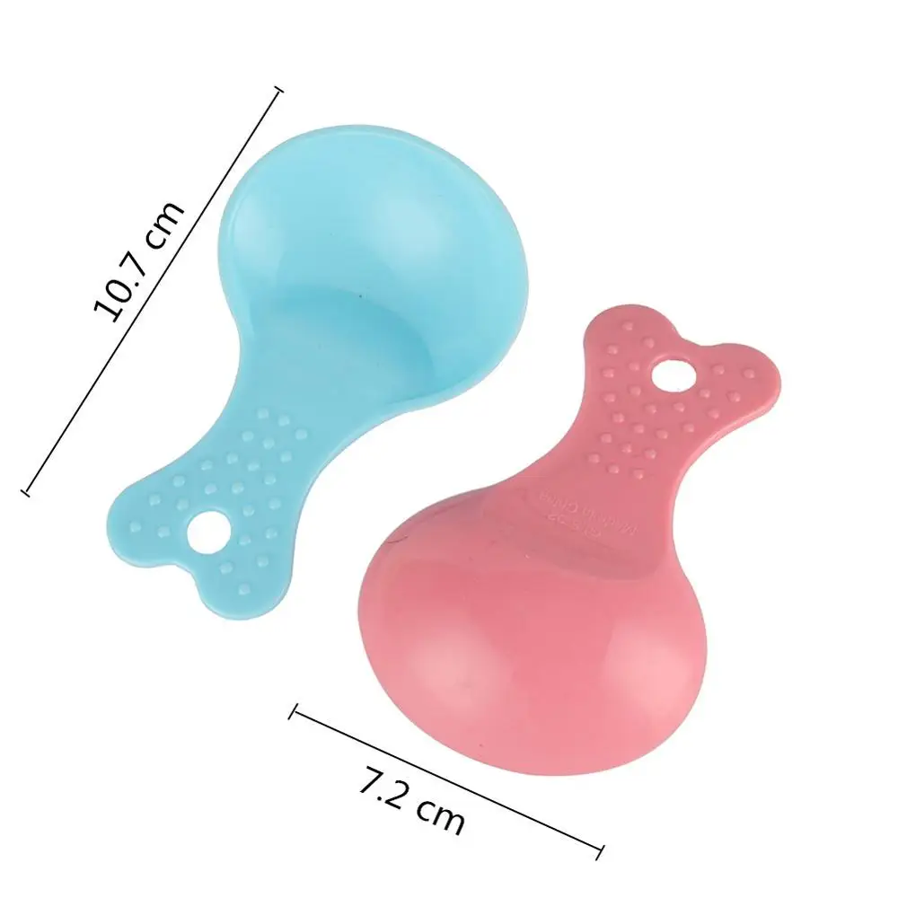 Cuchara bonita para comida de mascotas, cuchara de alimentación para perros y gatos, pala surtida de Color caramelo, comederos para perros, herramienta para beber, 1 ud. - imagen 3