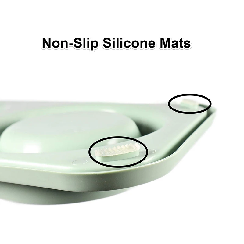 Benepaw-cuenco doble para gato, alimentador antideslizante duradero, diseño elegante, de acero inoxidable, extraíble, fácil de limpiar - imagen 4