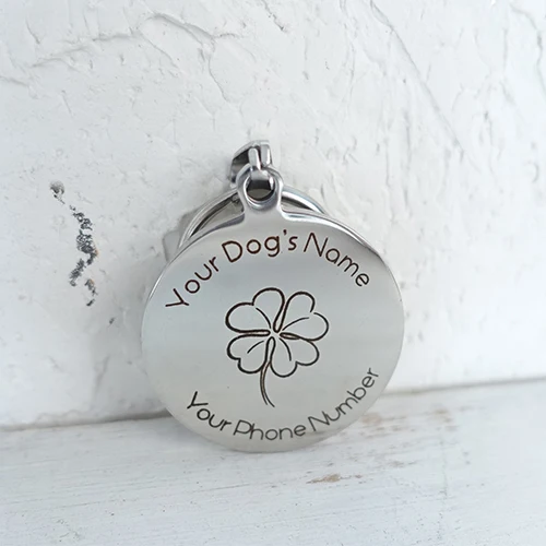 Clover Dog ID Tag