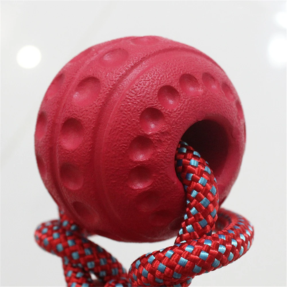 EVA perro entrenamiento, perro juguetes de pelota entrenamiento, perro tirar perro balón para morder educativos interactivos perros bolas - imagen 4