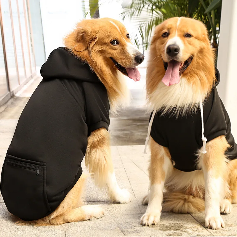 Sudadera con capucha Para perro, Ropa cálida de invierno Para mascotas, con bolsillo, Para Perros pequeños, medianos y grandes, Pug, Chihuahua - imagen 4