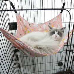 Hamaca con jaula y saco de dormir de franela para gatos
