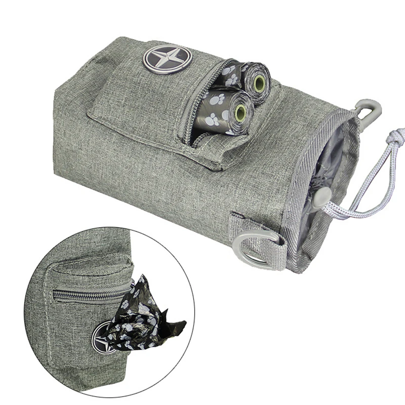 Benepaw-bolsa portátil para entrenamiento de mascotas, bolsa de cintura resistente al desgaste, almacenamiento de alimentos para caca, dispensador, soporte de viaje para cachorros - imagen 5