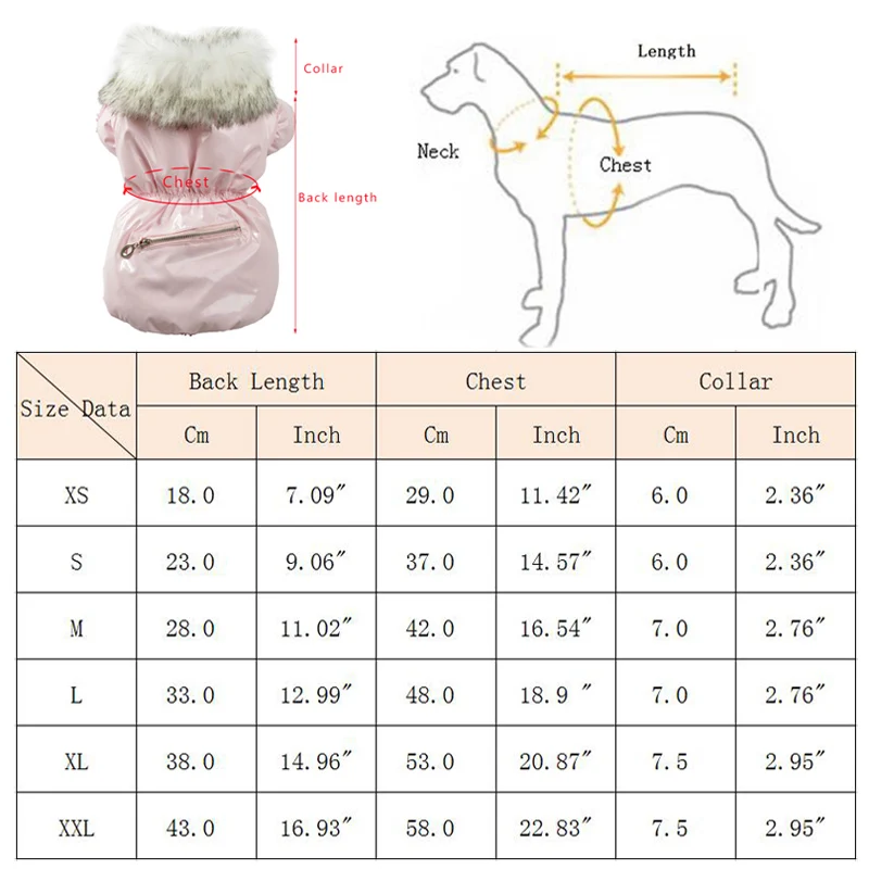 El más nuevo abrigo de invierno para perros, chaqueta con cuello de piel sintética, disfraz para mascotas para perros pequeños, monos maltés, ropa para cachorros y gatos, pantalones - imagen 2