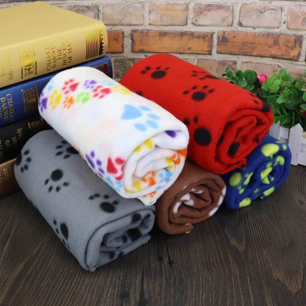 Manta suave y bonita para mascota, cama cálida de invierno para gato y perro, colchón estampado para dormir, suministros de lana para perros pequeños, medianos y grandes - imagen 3