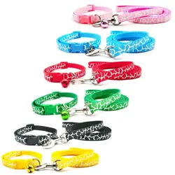 Arnés ajustable con estampado de grietas para perros y gatos