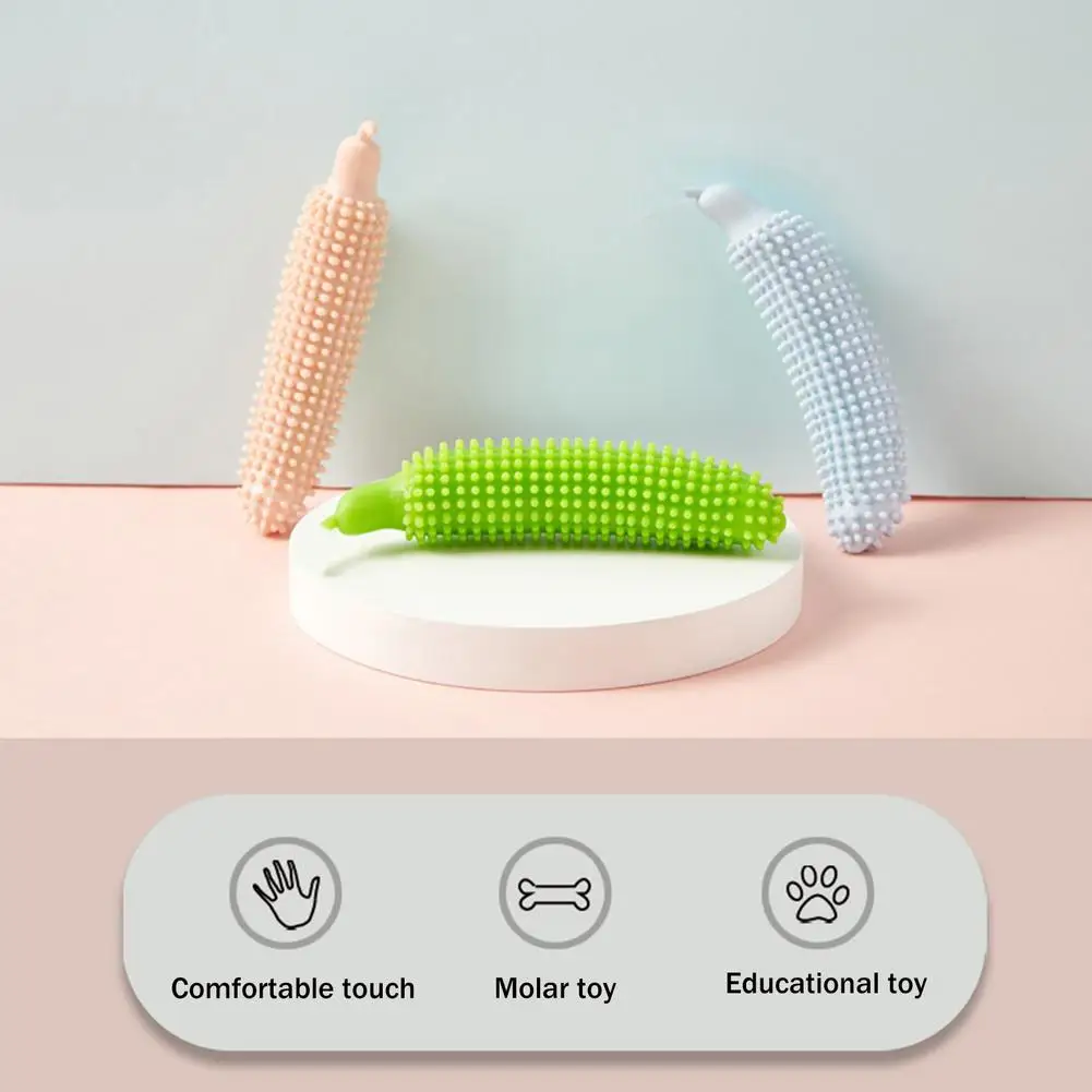 Juguete interactivo de resistencia a las mordeduras para perros, juguete de entrenamiento para masticar, Limpieza de dientes, suministros para mascotas, cachorros, gatos, 1 pieza - imagen 3