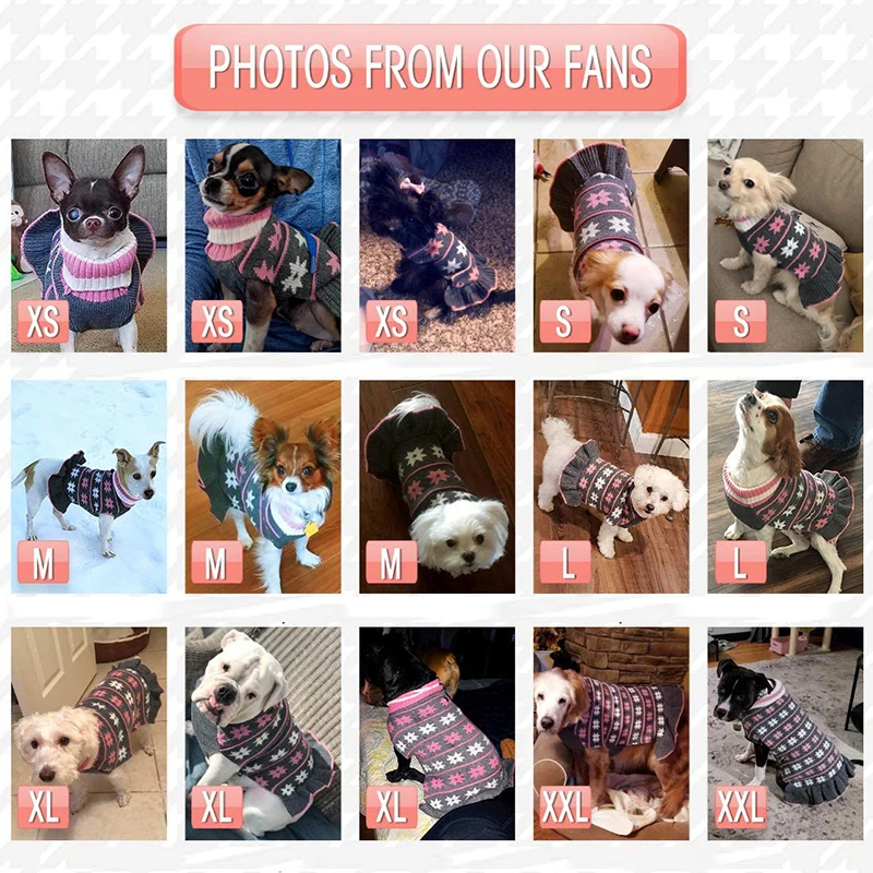 Benepaw-suéter con cuello de tortuga para perro, vestido bonito de princesa, jersey de cuello alto con agujeros para cachorro, ropa de punto para Otoño e Invierno - imagen 3