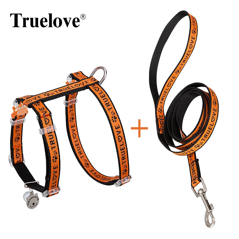 Truelove-arnés en forma de H para gato y mascota, conjunto de correa, Estilo Chaleco para cachorros y cadena, artefacto especial para evitar que se rompan, en casa o fuera TLH3912 - imagen 3