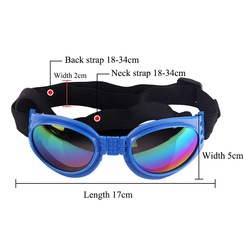 Plegables mascotas gafas motocicleta suministros perros gafas sol