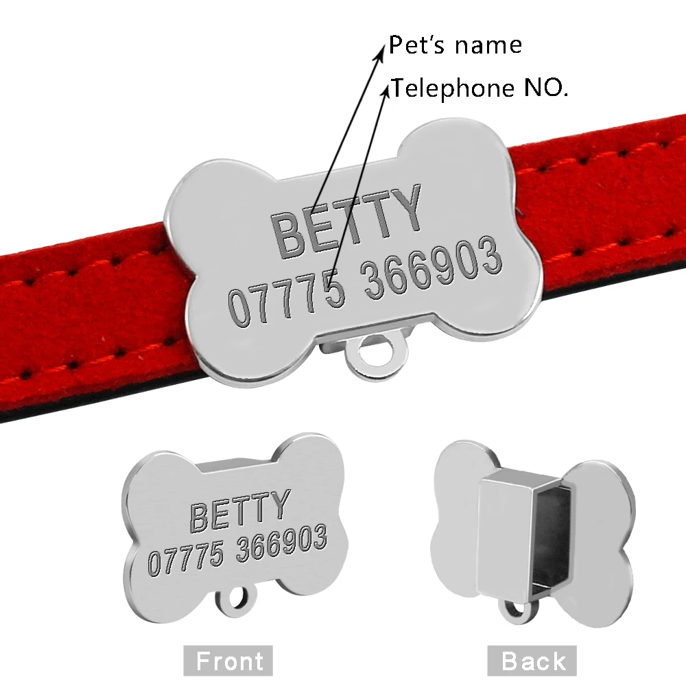 Placa identificativa con campana para collar de perro y gato - imagen 3