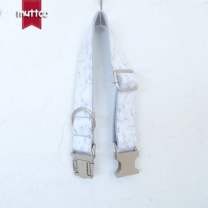 MUTTCO Juego de correa de collar de perro personalizado para mascotas, accesorio para perros, suministro para mascotas para perros pequeños, medianos y grandes, 5 tamaños, nuevo estilo UDC085 - imagen 2