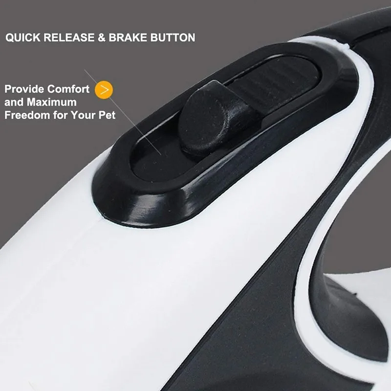 Benepaw-correa retráctil automática para perro, accesorio Premium de 8M para mascotas medianas y grandes, bolsa para caca con soporte extraíble, suministros para mascotas de plomo - imagen 5