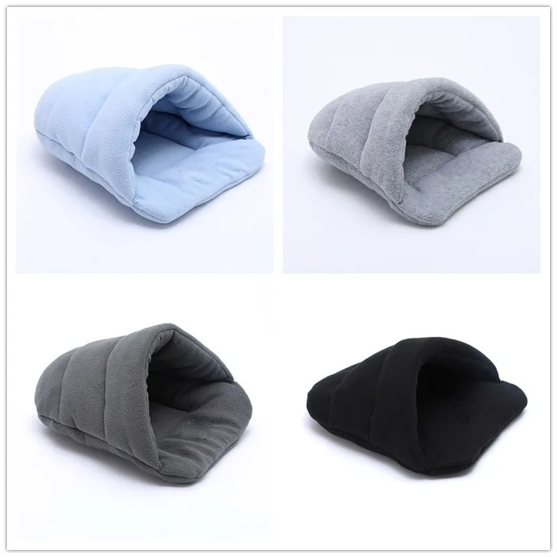 Benepaw calidad casa cálida gato 10 colores gran oferta acogedor suave saco de dormir para gatos gatito portátil invierno otoño cama para mascotas gato XS/S/M/L - imagen 3