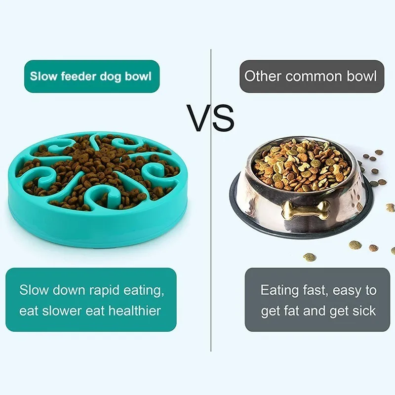 Benepaw-alimentador lento no tóxico para perro, cuenco de comida antideslizante para mascotas, cuenco de alimentación lenta, laberinto interactivo para perros grandes, medianos y pequeños - imagen 2