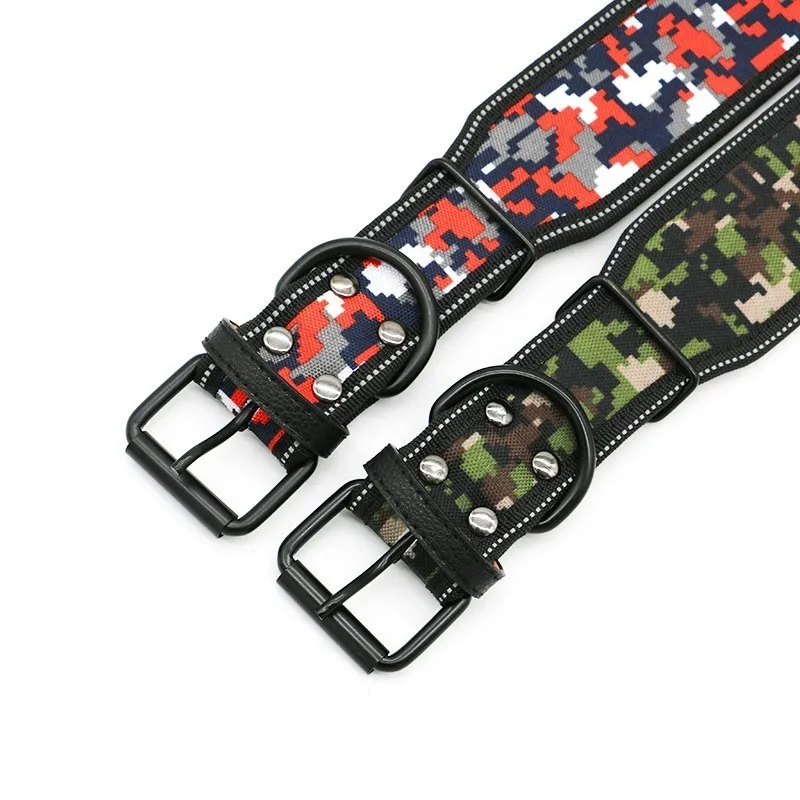 Benepaw-Collar de camuflaje reflectante impermeable para perros pequeños, medianos y grandes, Collar acolchado suave y transpirable para mascotas, suministros de plomo - imagen 5