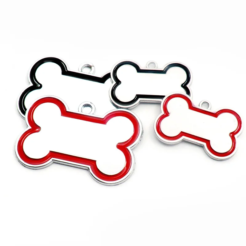 Venta al por mayor, 20 piezas, etiqueta de identificación de perro para perros pequeños, etiqueta de perro antipérdida grabada con nombre de mascota, etiquetas de identificación de número de teléfono - imagen 4