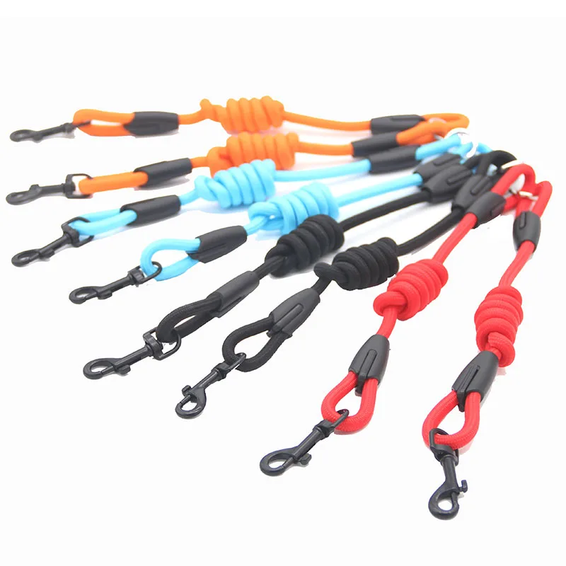 Correas dobles de nailon para perros, Collar de corbata, accesorios seguros para perros, cinturón de seguridad para arnés para cachorros, correas de entrenamiento para perros, suministros para mascotas - imagen 2