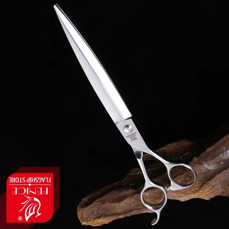 Fenice tijeras de peluquería para mascotas 7,25 pulgadas profesional Japón 440C tijeras para perros tijeras rectas para cortar el pelo - imagen 2