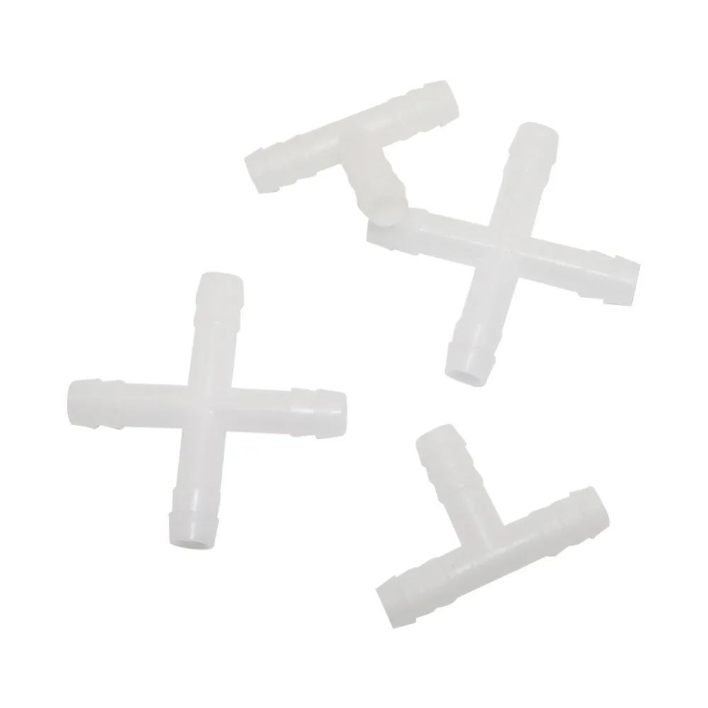 50 Uds. Conexión de manguera para beber de 10mm 3 vías 4 vías animales de granja pollos codorniz conejos animales herramienta para beber aves de corral - imagen 3