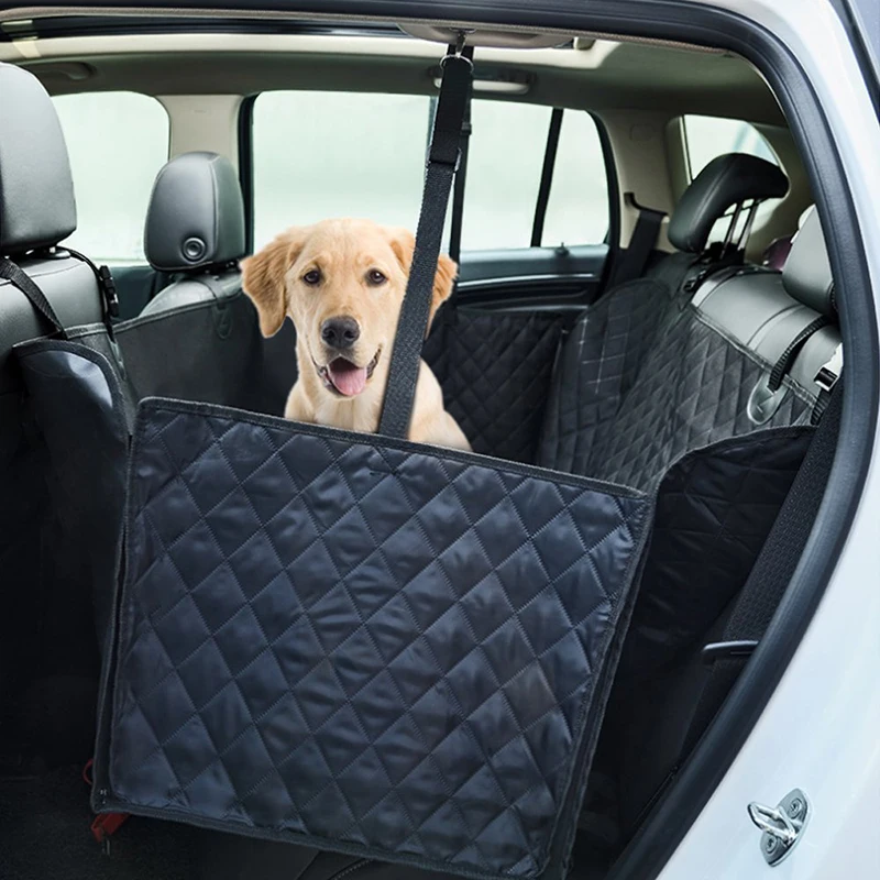 Fundas impermeables para asientos de coche para perros grandes, alfombrilla para asiento trasero de coche, accesorios para mascotas de viaje - imagen 2