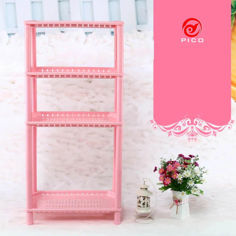 Estante para platos de 4 capas, organizador de cocina y almacenamiento, blanco, hueco, para ducha y cuarto de baño, ZL304, nuevo - imagen 4