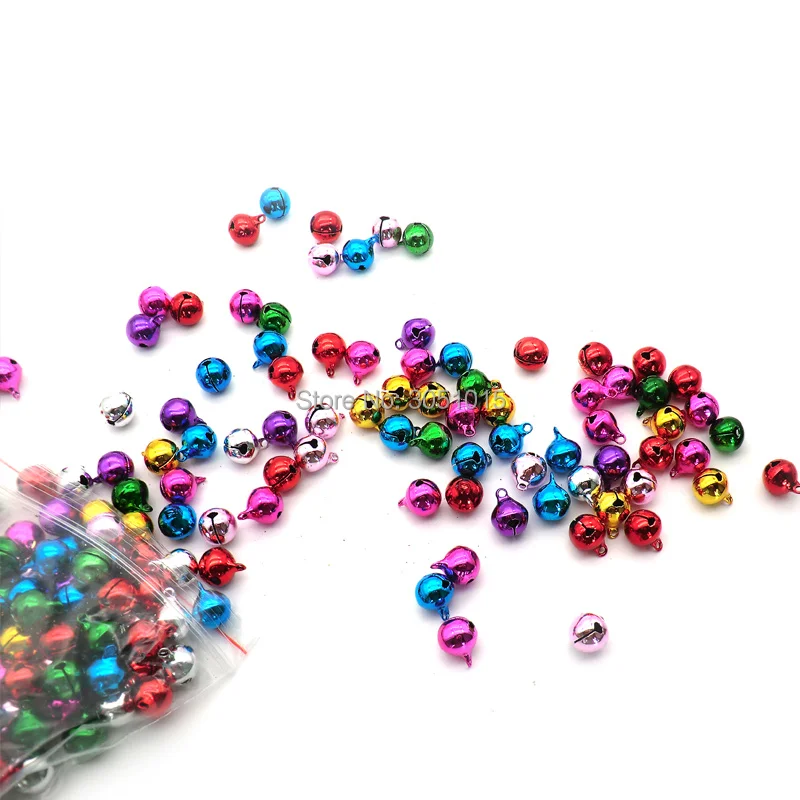 Venta al por mayor 100 piezas. 12mm con campanas de aluminio pequeñas para placas de identificación de perro decoración perro gato Collar gatito cachorro etiquetas accesorios - imagen 4