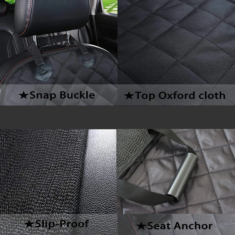Benepaw-funda para asiento delantero de coche para perro, cubierta impermeable para asiento de Mascota de viaje, respaldo de goma antideslizante con anclajes, fácil de limpiar, alta calidad - imagen 4