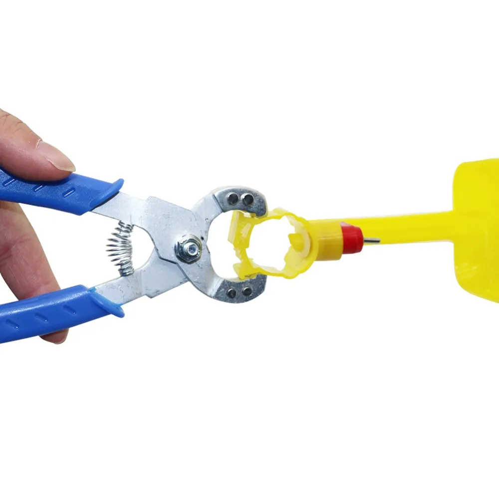 Alicates de instalación de taza para beber pollo, herramienta de instalación de bebedero para aves de corral - imagen 4