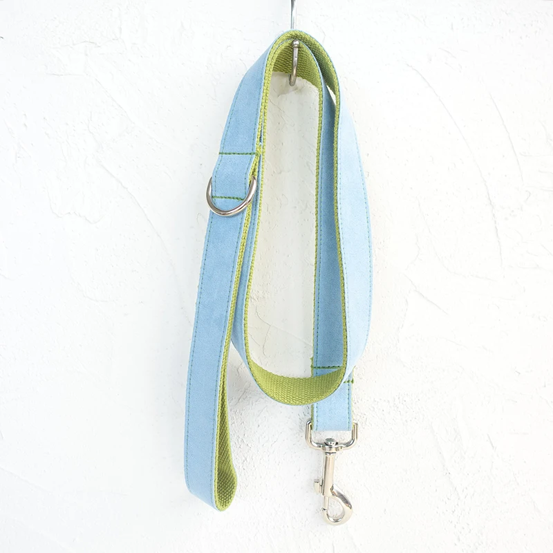 MUTTCO التجزئة طوق التصميم الذاتي غطاء أزرق أخضر طوق اليدوية محفورة طوق الحيوانات الأليفة مع لوحة معرف الهاتف 5 أحجام UDC033 - imagen 4