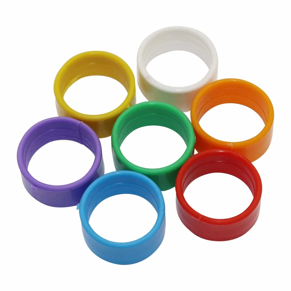 Anillo de pie para aves de corral, accesorio con Clip de 100 cm/1,6 cm/1,8 cm, para pollo, pato, loro, codorniz, herramientas de agricultura avícola, 2,0 unidades