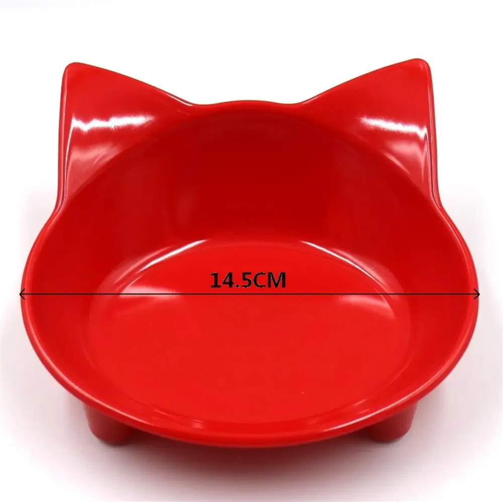 Cuenco de plástico para alimentación de perros y gatos, alimentador de agua para cachorros, cuencos bonitos de Color caramelo, producto en oferta - imagen 2