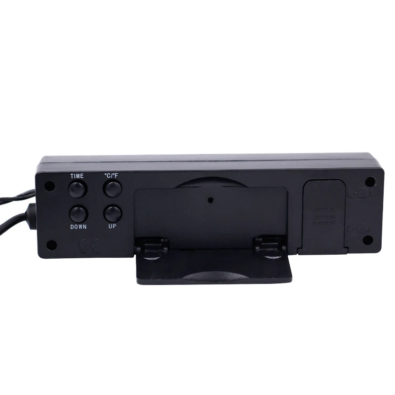 Termómetro de voltaje de reloj 3 en 1 de doble Color, medidor de voltaje Digital para coche, probador de temperatura de entrada/salida, Detector de alerta de hielo - imagen 5