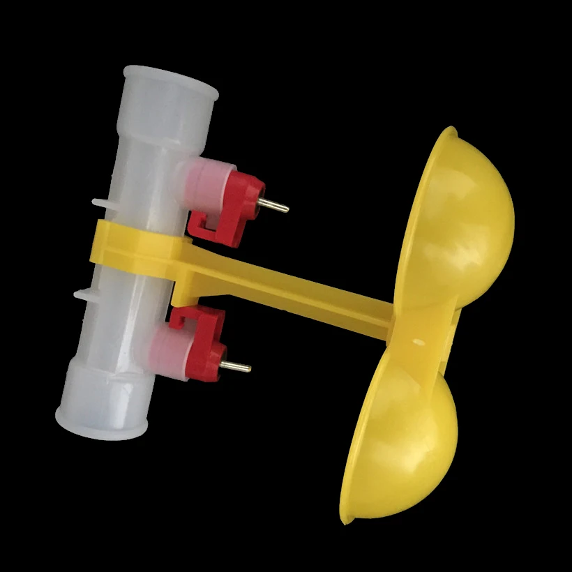 Bebedero de pollo con doble boquilla, vasos colgantes para beber, alimentador de pollo, equipo de Agricultura, 10 Uds. - imagen 3