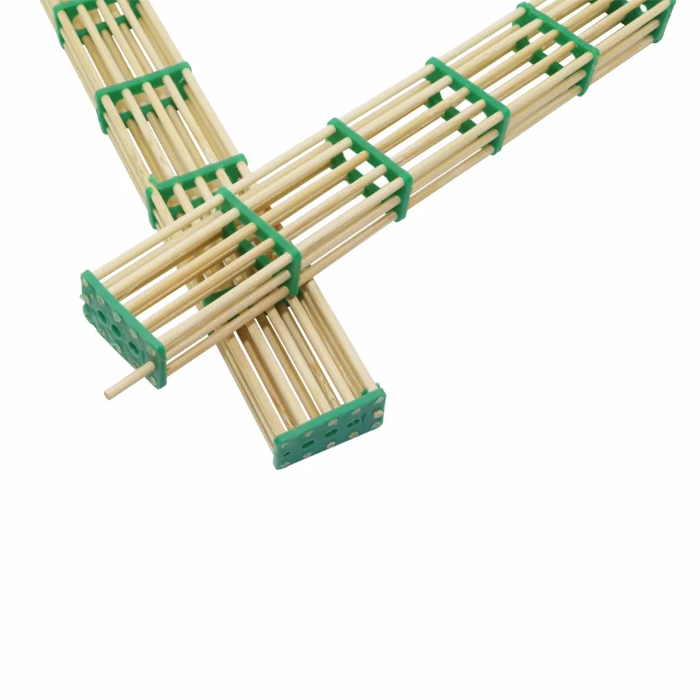 Prooconducto de apicultura de bambú tipo más largo, abeja reina de aislamiento de jaula de transporte, herramientas de apicultura de cinco alargados, 20 Uds. - imagen 5