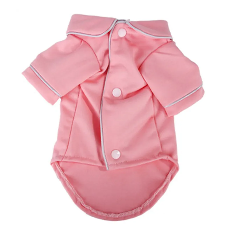 Ropa de casa para perro pequeño, pijama de punto de peluche para perro, pijama sedoso y cómodo para mascotas, ropa de verano para perro y gato - imagen 4