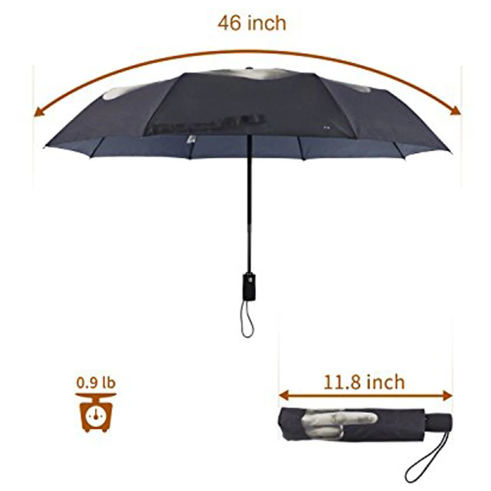 Paraguas automático plegable para hombre y mujer, sombrilla resistente al viento, a la lluvia - imagen 4
