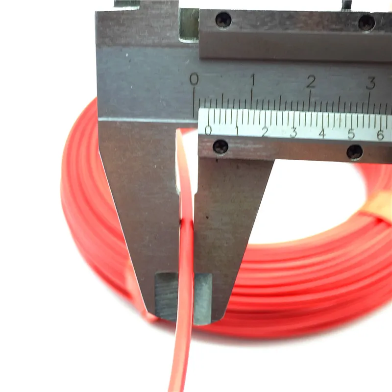 Cable de fibra de carbono de alta temperatura, 25m, 24k, 18.5ohm, Cable de calefacción de suelo, diámetro exterior de 2,5 Mm - imagen 4